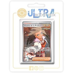my-booster Vitalité de la Professeure Olim 239/182 Temps Passé Dresseur Full Art Secrète Myboost X Écarlate et Violet 4 Faille Paradoxe Coffret de 10 Cartes Pokémon Françaises - Publicité my-booster Vitalité de la Professeure Olim 239/182 Temps Passé Dresseur Full Art Secrète Myboost X Écarlate et Violet 4 Faille Paradoxe Coffret de 10 Cartes Pokémon Françaises - Publicité