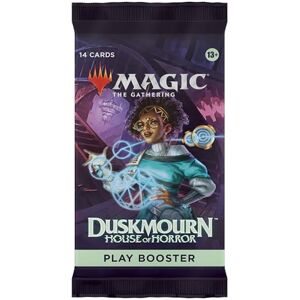 Hasbro - Duskmourn: House of Horror Play Booster - 14 cartes MTG - Carte d’art - Play Booster - Publicité Hasbro - Duskmourn: House of Horror Play Booster - 14 cartes MTG - Carte d’art - Play Booster - Publicité