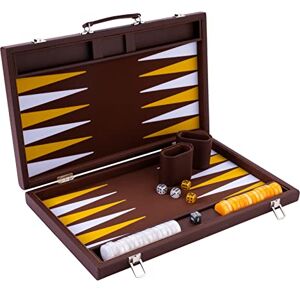 ENGELHART - 250525 - Bois - Simili-cuir - Jeu de backgammon - Publicité ENGELHART - 250525 - Bois - Simili-cuir - Jeu de backgammon - Publicité