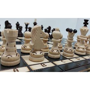 Chessebook Jeu d'échecs en bois avec mallette PERL 34 cm - Publicité