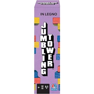 Spin Master Games Éditrice Jeux, Jeux de Société Classiques, Jumbling Tower, Tour en Bois Colorée de 48 Pièces, Jeu de Table Tour d'équilibre, à partir de 6 Ans - Publicité Spin Master Games Éditrice Jeux, Jeux de Société Classiques, Jumbling Tower, Tour en Bois Colorée de 48 Pièces, Jeu de Table Tour d'équilibre, à partir de 6 Ans - Publicité
