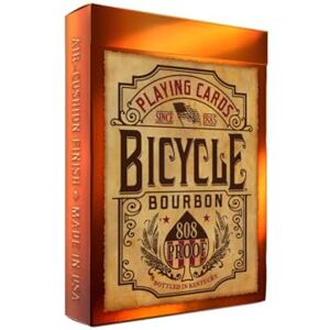 Bicycle Bourbon Cartes à Jouer - Taille Poker - 56 Cartes - Publicité Bicycle Bourbon Cartes à Jouer - Taille Poker - 56 Cartes - Publicité