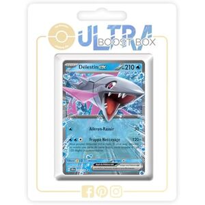 my-booster Délestin ex 043/159 Myboost X Écarlate et Violet 9 Aventures Ensemble Coffret de 10 Cartes Pokémon Françaises - Publicité my-booster Délestin ex 043/159 Myboost X Écarlate et Violet 9 Aventures Ensemble Coffret de 10 Cartes Pokémon Françaises - Publicité