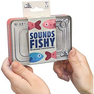 Big Potato Sounds Fishy Travel Edition Jeu portable de fête de questions et réponses pour adultes et familles, idéal pour les vacances, les fêtes dans le jardin et les voyages en voiture, amusant pour 4-8 - Publicité Big Potato Sounds Fishy Travel Edition Jeu portable de fête de questions et réponses pour adultes et familles, idéal pour les vacances, les fêtes dans le jardin et les voyages en voiture, amusant pour 4-8 - Publicité