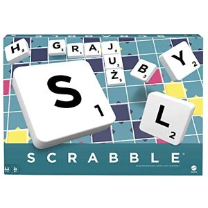 Mattel Scrabble Classique Original Version polonaise, Jeu De Société, Placez Des Mots Pour Gagner Des Points, 102 Lettres, Jeu De Plateau, Dès 10 Ans, Y9616 - Publicité