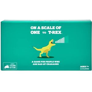 Exploding Kittens Sur une échelle de un à T-Rex - Jeu de cartes familial - Publicité Exploding Kittens Sur une échelle de un à T-Rex - Jeu de cartes familial - Publicité
