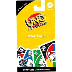 UNO Mattel Games JCV59 Pack d'échange supplémentaire pour enfants et adultes pour une soirée de jeu en famille, à utiliser comme jeu de voyage ou cadeau attrayant pour les enfants, de 2 à 10 joueurs - Publicité UNO Mattel Games JCV59 Pack d'échange supplémentaire pour enfants et adultes pour une soirée de jeu en famille, à utiliser comme jeu de voyage ou cadeau attrayant pour les enfants, de 2 à 10 joueurs - Publicité