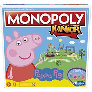 Monopoly Jeux de Plateau Hasbro- Junior Peppa Pig, Multicolores (315-F1656101), édition française - Publicité Monopoly Jeux de Plateau Hasbro- Junior Peppa Pig, Multicolores (315-F1656101), édition française - Publicité