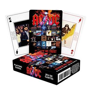 AQUARIUS AC/DC in Rock We Fidato Lot de 52 Cartes à Jouer Jolly - Publicité