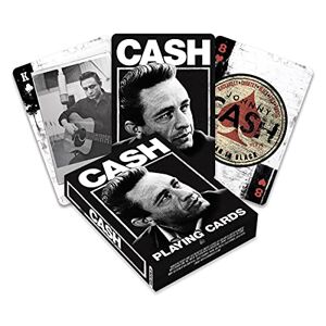 AQUARIUS Johnny Cash Playing Cards Johnny Cash Themed Deck of Cards for Your Favorite Card Games Officially Licensed Johnny Cash Merchandise & Collectibles Poker Size with Linen Finish - Publicité