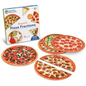 Learning Resources – Fractions de Pizza Aimantées – Jeu Éducatif de Mathématiques – Matériel Montessori – Manipulatifs pour Enfants dès 6 Ans – 6 Types de Fractions - Publicité Learning Resources – Fractions de Pizza Aimantées – Jeu Éducatif de Mathématiques – Matériel Montessori – Manipulatifs pour Enfants dès 6 Ans – 6 Types de Fractions - Publicité