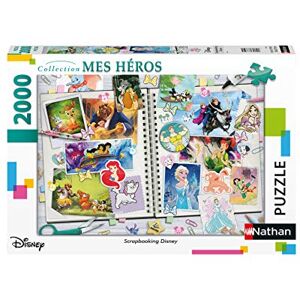 Nathan Puzzle 2000 pièces Scrapbooking Disney Adultes et Enfants dès 14 Ans Puzzle de qualité supérieure Encastrement Parfait Collection Mes Héros 87887 - Publicité Nathan Puzzle 2000 pièces Scrapbooking Disney Adultes et Enfants dès 14 Ans Puzzle de qualité supérieure Encastrement Parfait Collection Mes Héros 87887 - Publicité