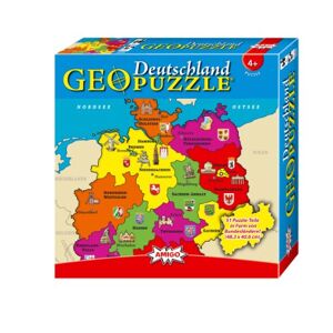 AMIGO Geo Puzzle Deutschland. 51 Teile - Publicité