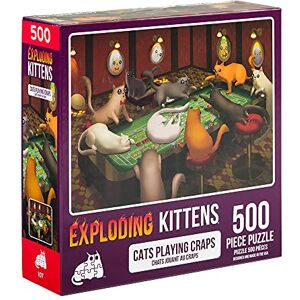 Puzzle de 500 pièces Exploding Kittens - Chats jouant aux dés - Pour adultes - Publicité Puzzle de 500 pièces Exploding Kittens - Chats jouant aux dés - Pour adultes - Publicité