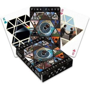 AQUARIUS Pink Floyd Playing Cards Pink Floyd Themed Deck of Cards for Your Favorite Card Games Officially Licensed Pink Floyd Merchandise & Collectibles Poker Size with Linen Finish - Publicité