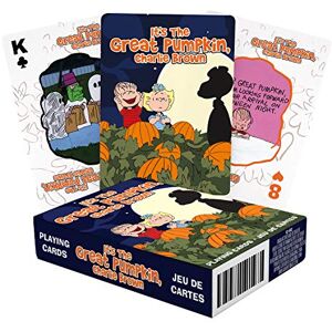 AQUARIUS Charlie Brown Great Pumpkin Jeu de Cartes - Publicité