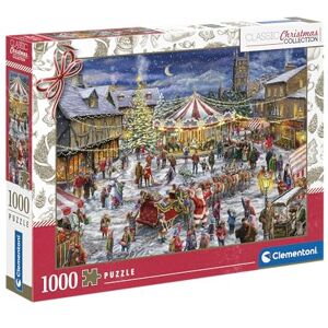 Clementoni Modèle 81505 - Puzzle Foire de Noël 1000 pièces pour adultes - Publicité Clementoni Modèle 81505 - Puzzle Foire de Noël 1000 pièces pour adultes - Publicité
