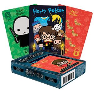 AQUARIUS Jeu de Cartes à Jouer Chibi Harry Potter Standard 52525 - Publicité