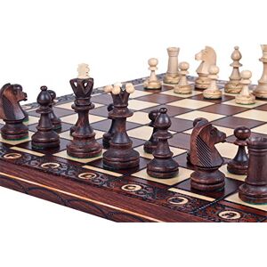 Jeu d'Échecs en Bois Muba - Fait main, 16 pouces, Pièces Pondérées - Publicité Jeu d'Échecs en Bois Muba - Fait main, 16 pouces, Pièces Pondérées - Publicité