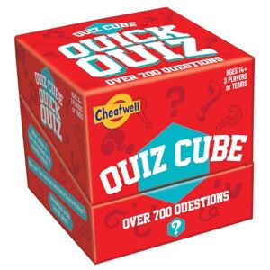 CHEATWELL GAMES Quiz Cube - Quiz Rapide - Jeu - Publicité CHEATWELL GAMES Quiz Cube - Quiz Rapide - Jeu - Publicité