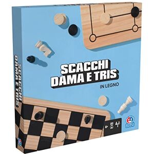 Spin Master Games Editrice Giochi, Échiquier professionnel 3 en 1 en bois Jeu de société classique Dames et Tris Échiquier professionnel À partir de 6 ans - Publicité Spin Master Games Editrice Giochi, Échiquier professionnel 3 en 1 en bois Jeu de société classique Dames et Tris Échiquier professionnel À partir de 6 ans - Publicité