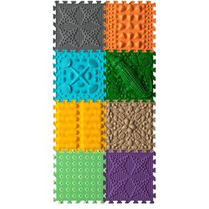 ORTO Nature - 8 Piece Massage Puzzle Floor Mats - Foam - Publicité ORTO Nature - 8 Piece Massage Puzzle Floor Mats - Foam - Publicité