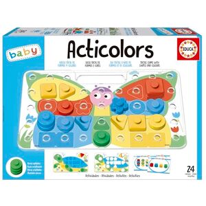 Educa Acticolors Jeu pour Enfants consistant à empiler des jetons colorés avec des Formes géométriques. Emboîtable pour colorer la Figure. Recommandé pour Les 2 Ans et Plus (20169) - Publicité Educa Acticolors Jeu pour Enfants consistant à empiler des jetons colorés avec des Formes géométriques. Emboîtable pour colorer la Figure. Recommandé pour Les 2 Ans et Plus (20169) - Publicité