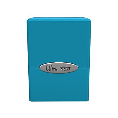 Ultra Pro Boîte de rangement cubique satinée Bleu ciel - Publicité Ultra Pro Boîte de rangement cubique satinée Bleu ciel - Publicité