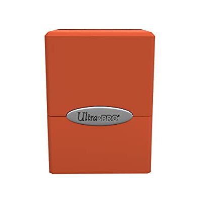 Ultra Pro Satin Cube Deck Box Orange citrouille - Publicité Ultra Pro Satin Cube Deck Box Orange citrouille - Publicité