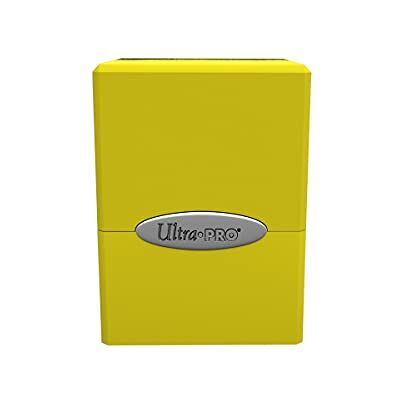 Ultra Pro Boîte de rangement cubique satinée – Jaune citron - Publicité Ultra Pro Boîte de rangement cubique satinée – Jaune citron - Publicité