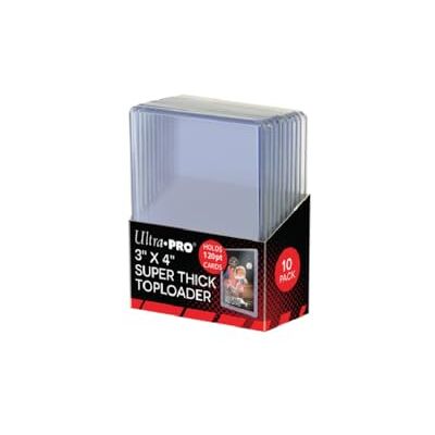 Ultra Pro 7,6 x 10,2 cm Toploaders super épais transparent (10 pièces) - Publicité Ultra Pro 7,6 x 10,2 cm Toploaders super épais transparent (10 pièces) - Publicité