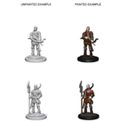 WizKids Pathfinder Roleplaying Game Unpainted Miniatures: Town Guards - Publicité WizKids Pathfinder Roleplaying Game Unpainted Miniatures: Town Guards - Publicité