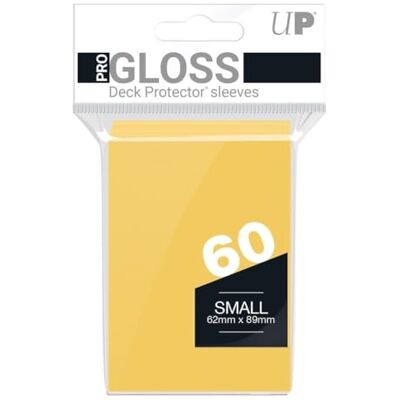 Ultra Pro 330524 Jeu De Cartes Housse De Protection Petit Jaune 60 Pièces D10 - Publicité Ultra Pro 330524 Jeu De Cartes Housse De Protection Petit Jaune 60 Pièces D10 - Publicité