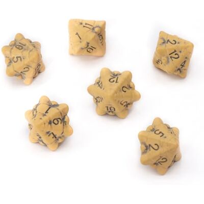 Lynx - D12 Dice Set - Skull & Bone - 12-Sided - Dice Set - Publicité Lynx - D12 Dice Set - Skull & Bone - 12-Sided - Dice Set - Publicité