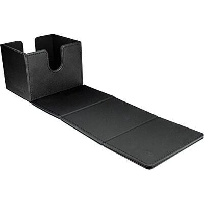 Ultra Pro Vivid Alcove Edge Deck Box (Black) Stores & Protects Up To 100 Standard Size Collectible Cards, Baseball Cards, Gaming Cards, Sports Cards or Any Standard Size Cards In You Collections - Publicité Ultra Pro Vivid Alcove Edge Deck Box (Black) Stores & Protects Up To 100 Standard Size Collectible Cards, Baseball Cards, Gaming Cards, Sports Cards or Any Standard Size Cards In You Collections - Publicité