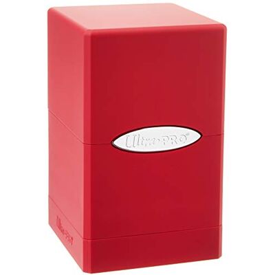 Ultra Pro 330574 Jeu De Cartes Deckbox Satin Tower Rouge C6 - Publicité Ultra Pro 330574 Jeu De Cartes Deckbox Satin Tower Rouge C6 - Publicité
