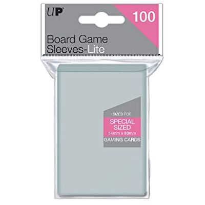 Ultra Pro - Sleeves Lite 54x80 - Transparent - Protège-cartes - Publicité Ultra Pro - Sleeves Lite 54x80 - Transparent - Protège-cartes - Publicité
