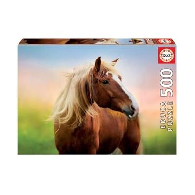 Educa - Horse At Sunrise - 500 Pièces - Puzzle - Publicité Educa - Horse At Sunrise - 500 Pièces - Puzzle - Publicité