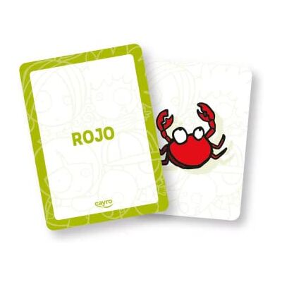 CAYRO Jeu de Cartes Éducatif pour Formes et Couleurs - Jeu Educatif - Publicité CAYRO Jeu de Cartes Éducatif pour Formes et Couleurs - Jeu Educatif - Publicité