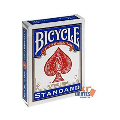 Bicycle Jeu de 54 cartes Bleu: Magie Blanc Recto-Verso - Publicité Bicycle Jeu de 54 cartes Bleu: Magie Blanc Recto-Verso - Publicité
