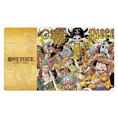 Bandai Jeu de Cartes One Piece Tapis Officiel - Édition Limitée - Pirates au Chapeau de Paille - Publicité Bandai Jeu de Cartes One Piece Tapis Officiel - Édition Limitée - Pirates au Chapeau de Paille - Publicité