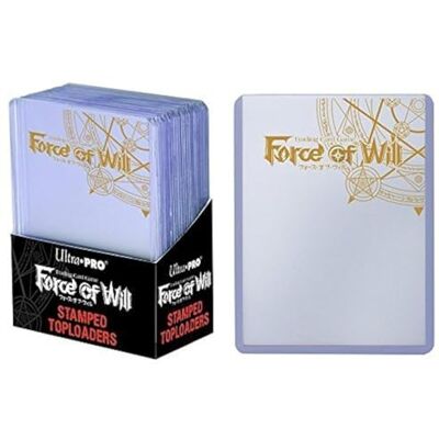 Ultra Pro Force of Will: Stamped Toploaders - Publicité Ultra Pro Force of Will: Stamped Toploaders - Publicité