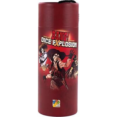 Asmodee Bang Dice Explosion, DV Giochi, Coffret Jeu et Extensions, Jeu de dés Bluff et identité, Cadeau Jeu de société, Famille et Amis, Dès 8 Ans, Version Française - Publicité Asmodee Bang Dice Explosion, DV Giochi, Coffret Jeu et Extensions, Jeu de dés Bluff et identité, Cadeau Jeu de société, Famille et Amis, Dès 8 Ans, Version Française - Publicité
