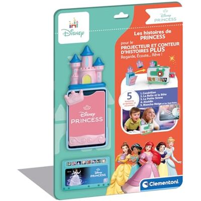Clementoni Disney – Les Histoires de Princesses pour Enfants 2+ Recharge pour Projecteur Conteur d’Histoires Plus 5 Contes Racontés et Projetés Figurine Château Incluse Disney Princess - Publicité Clementoni Disney – Les Histoires de Princesses pour Enfants 2+ Recharge pour Projecteur Conteur d’Histoires Plus 5 Contes Racontés et Projetés Figurine Château Incluse Disney Princess - Publicité
