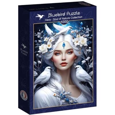 Bluebird Puzzle Hera, Soul of Nature Collection, Puzzle 1000 Pièces Représentation Fantastique et Allégorique Fabriqué en France - Publicité Bluebird Puzzle Hera, Soul of Nature Collection, Puzzle 1000 Pièces Représentation Fantastique et Allégorique Fabriqué en France - Publicité