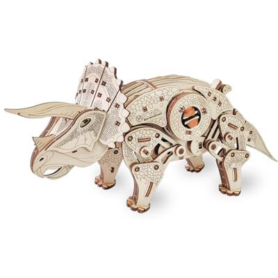 ART Tricératops de Dinosaure Puzzle 3D mécanique en Bois Puzzle pour Adultes et Adolescents Assemblage sans Colle 283 pièces - Publicité ART Tricératops de Dinosaure Puzzle 3D mécanique en Bois Puzzle pour Adultes et Adolescents Assemblage sans Colle 283 pièces - Publicité