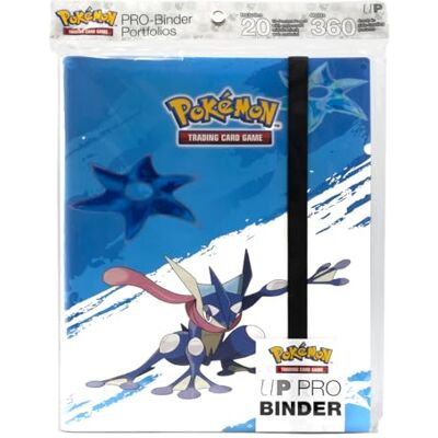 Ultra Pro Greninja 9 poches Pro Classeur pour Pokémon Organiseur de cartes de jeu à collectionner Rangement d'accessoires - Publicité Ultra Pro Greninja 9 poches Pro Classeur pour Pokémon Organiseur de cartes de jeu à collectionner Rangement d'accessoires - Publicité