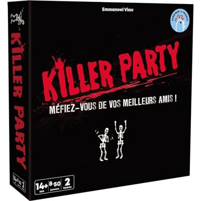 Asmodee Killer Party Jeu d'Ambiance et d'Enquête dès 14 Ans Made in France Missions Tueur en Série Jeu de Cartes pour Soirées Groupe Adultes 2h 8 à 30 Joueurs en Français - Publicité Asmodee Killer Party Jeu d'Ambiance et d'Enquête dès 14 Ans Made in France Missions Tueur en Série Jeu de Cartes pour Soirées Groupe Adultes 2h 8 à 30 Joueurs en Français - Publicité