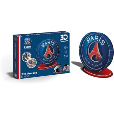 Megableu Puzzle 3D Écusson PSG 19 Pièces sans Colle Officiel Activité manuelle dès 7 ans Format 29,3 x 27 x 17 cm à poser sur son socle ou accrocher au mur après montage - Publicité Megableu Puzzle 3D Écusson PSG 19 Pièces sans Colle Officiel Activité manuelle dès 7 ans Format 29,3 x 27 x 17 cm à poser sur son socle ou accrocher au mur après montage - Publicité