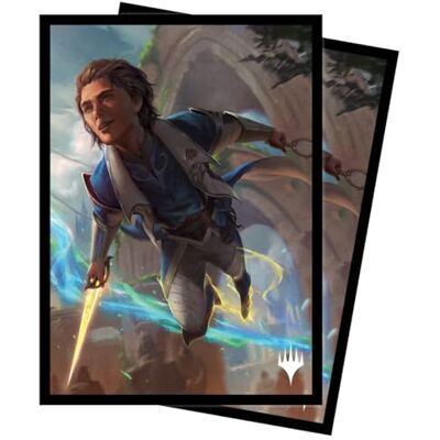 Ultra Pro MTG Murders at Karlov Manor 100ct Sleeves Kellan, Inquisitive Prodigy, Anti-Glare Protective MTG Trading Card Game Accessory Standard Size Sleeves - Publicité Ultra Pro MTG Murders at Karlov Manor 100ct Sleeves Kellan, Inquisitive Prodigy, Anti-Glare Protective MTG Trading Card Game Accessory Standard Size Sleeves - Publicité